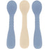Mikk-Line Silicone Spoons (3 Pack) Tableware Faded Denim